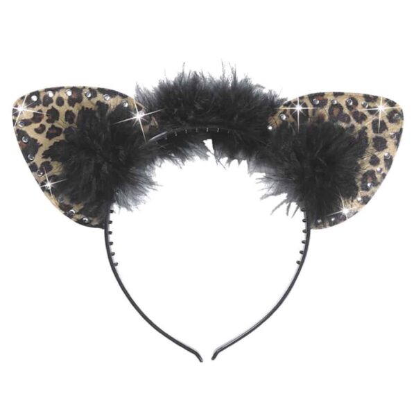 Cerchietto con Orecchie da Leopardo
