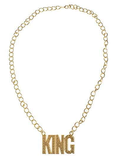 Collana Oro con Medaglione King