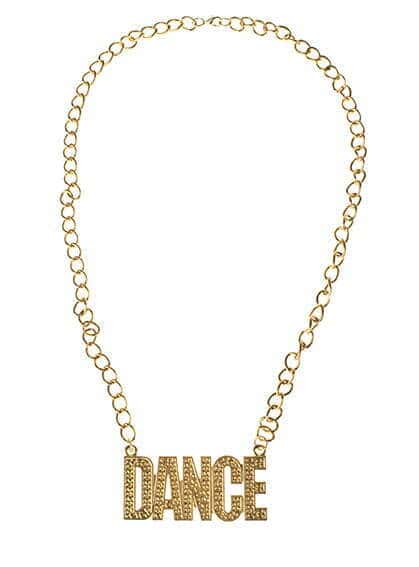 Collana Oro con Medaglione Dance