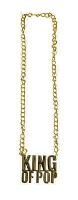 Collana Oro con Medaglione King of Pop