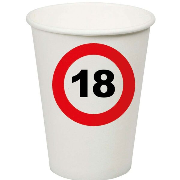 Bicchieri con Numero Limite 18