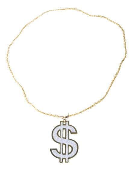 Collana Oro con Medaglione Dollaro Picco Argento