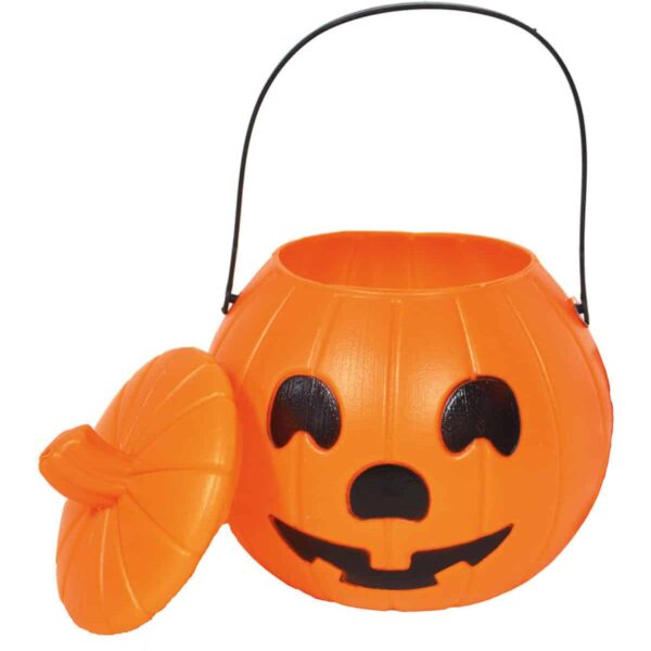Secchiello Zucca di Halloween Porta Caramelle