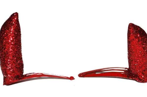 Corna Rosse da Diavolo con Clip