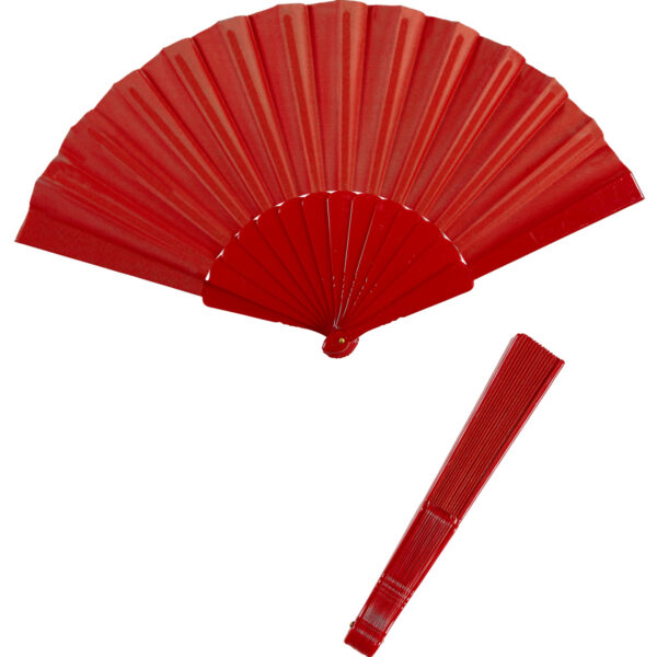Ventaglio Rosso in Tessuto