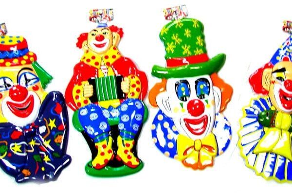 Decorazioni da Clown Sorridente