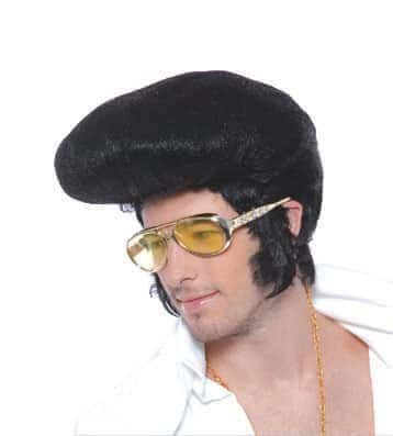 Parrucca Nera da Elvis