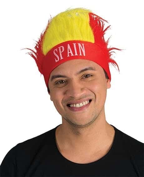 Parrucca Rossa e Gialla della Spagna