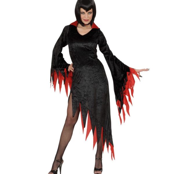 Costume da Dark Mistress Rosso o Viola