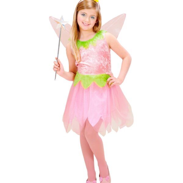 Costume da Fatina dei Fiori Rosa