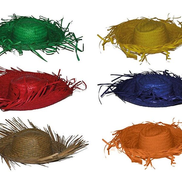 Cappello in Paglia Colori Assortiti