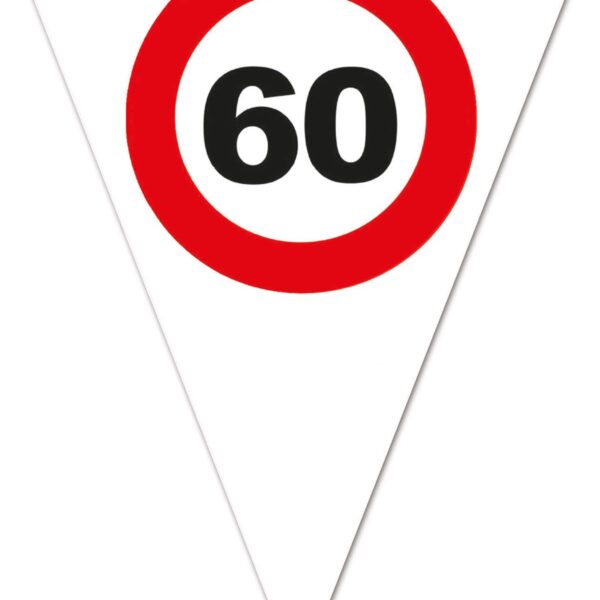 Festone Bandierina Numero Limite 60