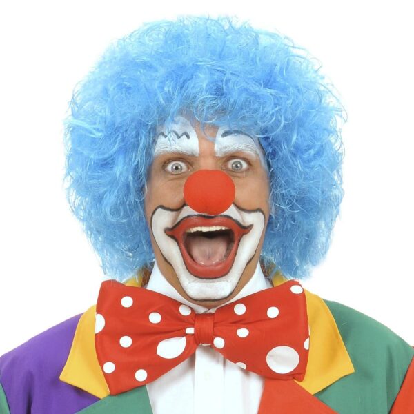 Parrucca da Clown Azzurra