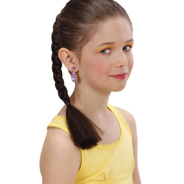 Extentions Con Treccia Castana