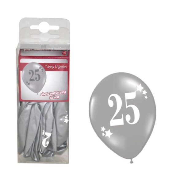 Palloncini in Lattice con Numero 25