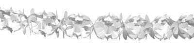 Festone Ghirlanda in Carta Monocromatica Bianca