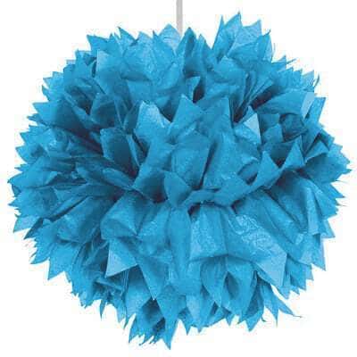 Festone Fluffy Turchese Piccolo