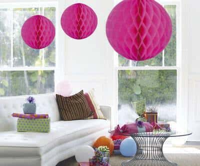 Globo a Nido d'Ape Fuxia