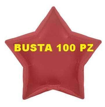 Palloncino Mylar Stella Rossa 100 PZ