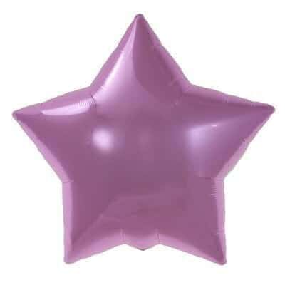 Palloncino Mylar Stella Rosa Pastello