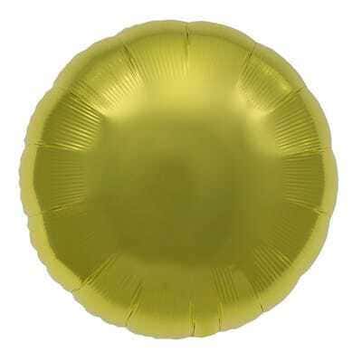 Palloncino Mylar Tondo Giallo