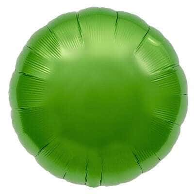 Palloncino Mylar Tondo Verde Lime