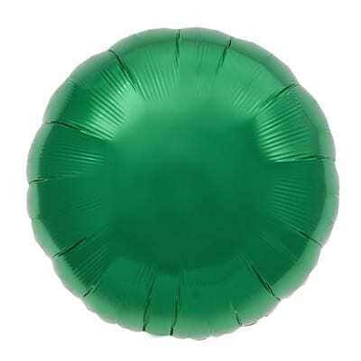Palloncino Mylar Tondo Verde Smeraldo
