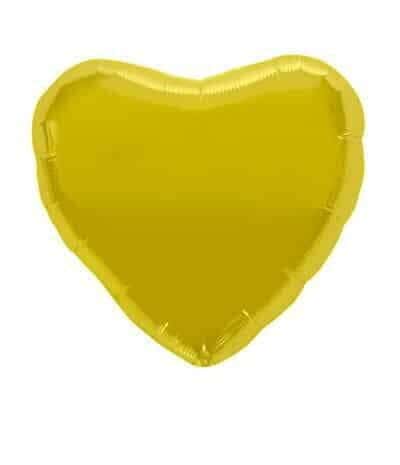 Palloncino Mylar Cuore Oro