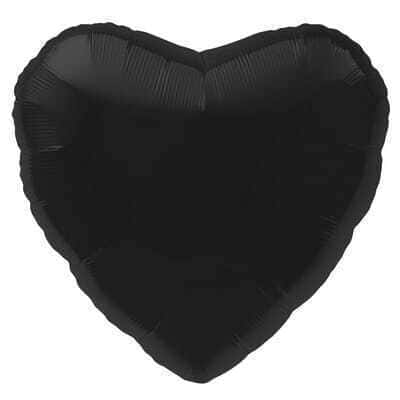Palloncino Mylar Cuore Nero