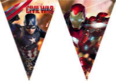 Festone Bandierina Avenger Civil War