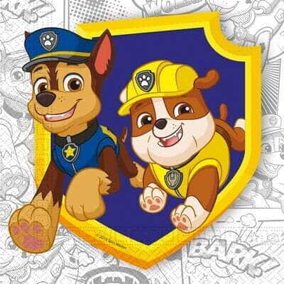 Tovaglioli Paw Patrol Compostabili