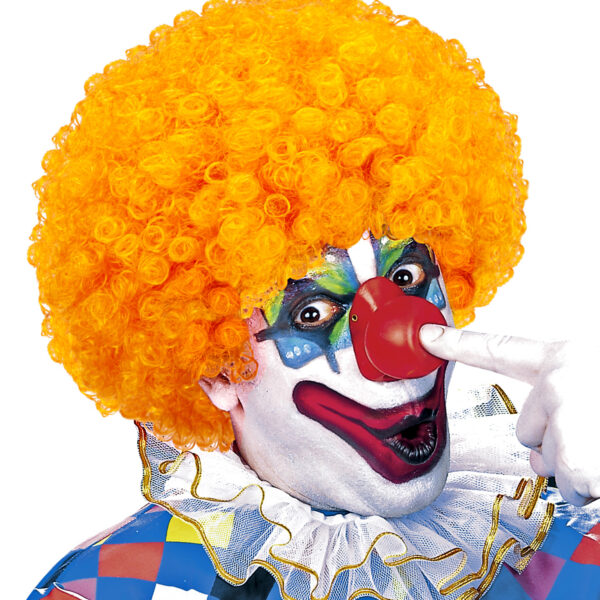 Parrucca Arancione da Clown