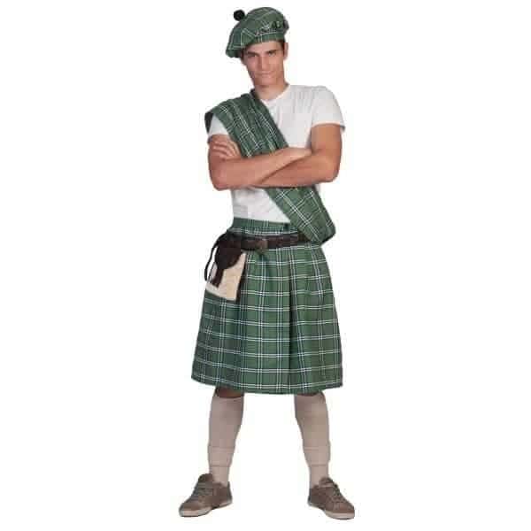 Costume da Scozzese Verde