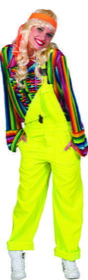 Costume da Contadino Giallo Neon