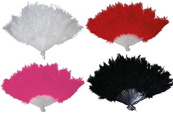 Ventagli in piume Colori Assortiti