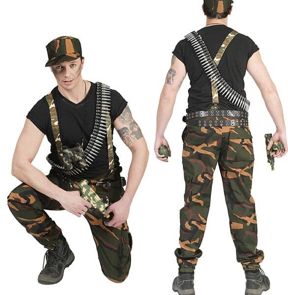 Costume da Soldato Mimetico