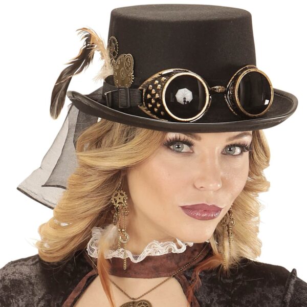 Cilindro Nero Steampunk