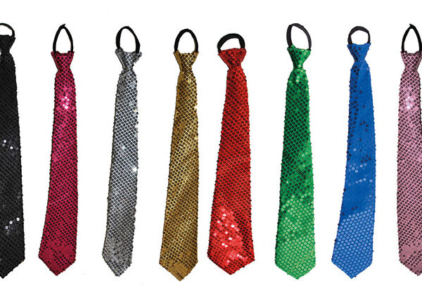Cravatta in Paillette Colori Assortiti