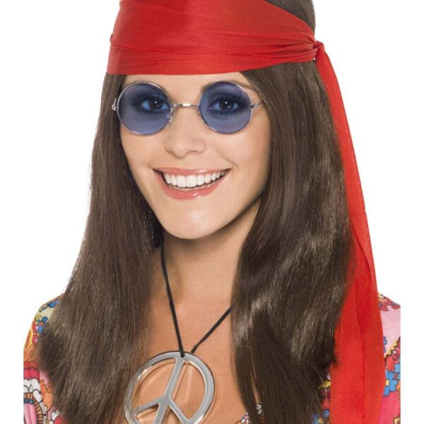 Kit da Hippie Donna con parrucca