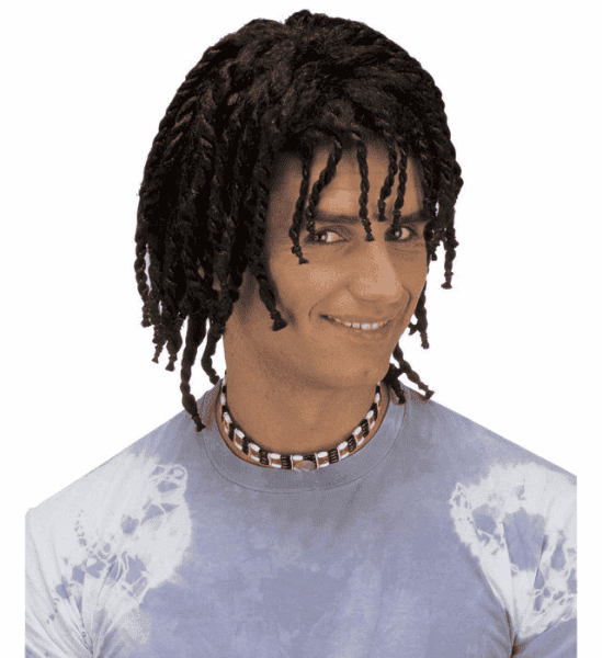 Parrucca Afro Nera