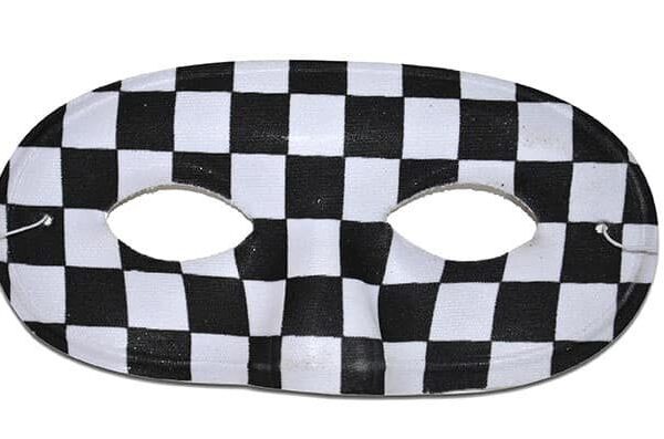 Maschera Farfallina a Bianca e Nera