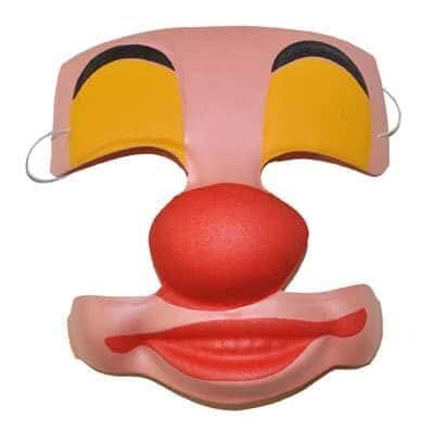 Maschera in Lattice Parziale da Clown