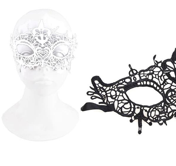 Maschera in Pizzo Nera o Bianca Assortite