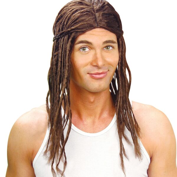 Parrucca Castana Dreadlocks