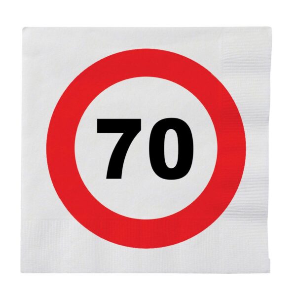 Tovaglioli con Numero Limite 70