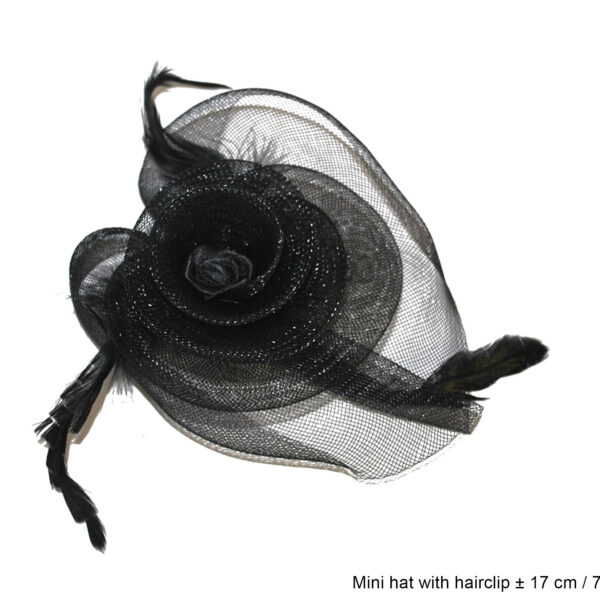Mini Cappello da Vedova Nera