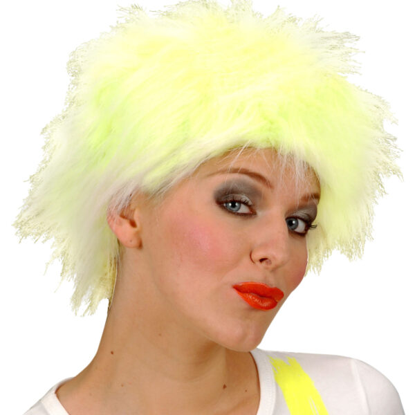 Parrucca Anni'80 Fluorescente Colori Assortiti