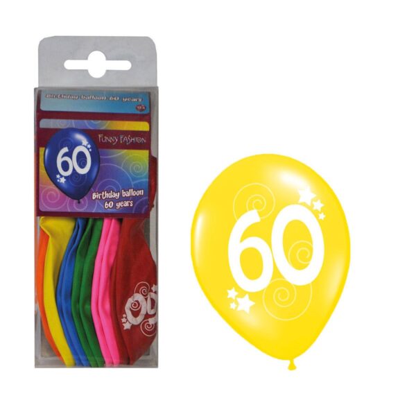Palloncini in Lattice con Numero 60