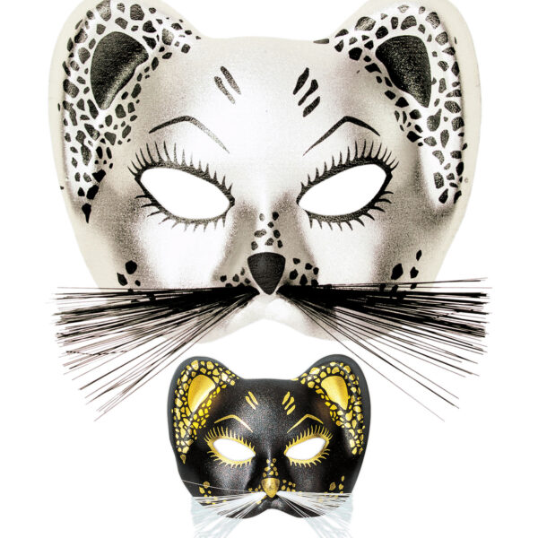 Maschera da Pantera Colori Assortiti