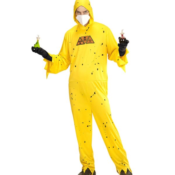 Costume da Scienziato Toxic Hazard